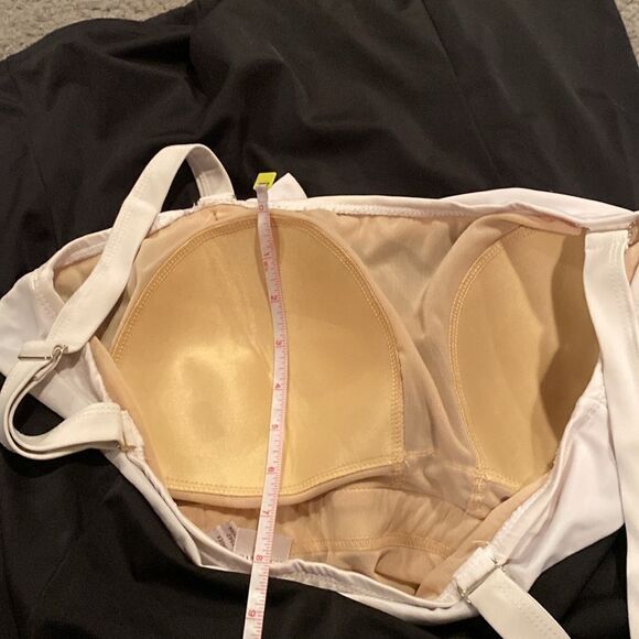 Roaman’s Swimsuit Plus Size Size 16 Black & White - Picture 8 of 9